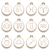 Alloy Enamel Pendants ENAM-S124-01A-04-1