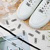 12Pcs Alloy Glass Rhinestone Shoelace Buckle FIND-HS0002-48B-5