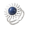 Stainless Steel Cuff Open Rings RJEW-JR01078-02-4