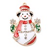 Christmas Zinc Alloy Rhinestone Pendnats LS-PALLOY-K008-02D-KCG-1