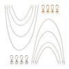8Pcs 8 Styles White Acrylic Round Beads Bag Handles FIND-TA0001-37-1