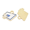 Alloy Enamel Pendants FIND-I065-01B-G-2