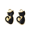 304 Stainless Steel Enamel Charms STAS-L290-37A-G-1