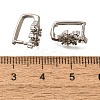 PVD Vacuum Plating & Long-Lasting Plated Brass with Rhinestone Pinch Bails KK-S402-06H-NR-3