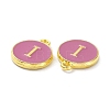 Golden Plated Alloy Enamel Charms ENAM-XCP0001-13I-3