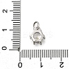 Brass Pave Cubic Zirconia Pendants KK-V002-23P-01-3