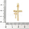 Brass Micro Pave Cubic Zirconia Pendants KK-A281-26G-G-3