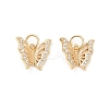Brass Micro Pave Cubic Zirconia Pendants KK-B133-05G-03-1