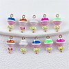 Alloy Enamel Pendants FIND-G101-07G-1