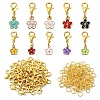 DIY Flower Pendant Decoration Kits DIY-YW0009-28-1