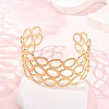 304 Stainless Steel Cuff Bangles for Women BJEW-G749-08G-3