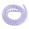 Electroplate Transparent Glass Beads Strands GLAA-T032-T4mm-AB01-3