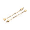 304 Stainless Steel Curb Chain Extender X-STAS-G310-06G-3