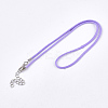 Waxed Cord Necklace Making NCOR-T001-43-2