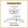 2 Pairs 2 Styles Alloy Shoe Buckle Clips FIND-GO0003-49-2
