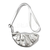 Soft Leather Croissant Clutch Bags AJEW-M043-04D-2