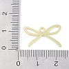 Rack Plating Bowknot Alloy Pendants PALLOY-F018-01G-3