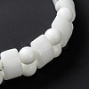 Opaque Glass Beads Stretch Bracelets BJEW-I296-04-2