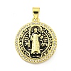 Rack Plating Brass Micro Pave Cubic Zirconia Pendants KK-B091-22G-02-1