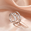 304 Stainless Steel Cuff Rings FS-WGFBCF4-24-1
