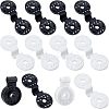 40Pcs 2 Colors Shade Cloth Plastic Clips KY-CA0001-26-1