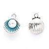Alloy Enamel Charms ENAM-R059-03E-P-RS-2