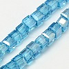 Electroplate Glass Bead Strands EGLA-J028-4x4mm-AB08-3