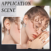 30Pcs 6 Style Brass Hoop Earring Findings FIND-BBC0003-23P-5