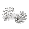 304 Stainless Steel Tree Branch Stud Earrings EJEW-D281-09S-2