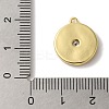 Rack Plating Brass Micro Pave Cubic Zirconia Pendants KK-A229-17G-3