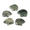 Natural Green Line Jasper Big Pendants G-T144-08D-1