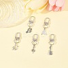 5 Pcs Alloy Pendant Decorations HJEW-FS00035-01-9