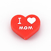 Mother's Day Father's Day Food Grade Eco-Friendly Silicone Focal Beads SIL-N002-10B-2