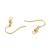 Brass Hoop Earring Findings KK-E098-01G-2