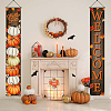 Thanksgiving Day Theme Unfinished Wood Pendant Decorations HJEW-WH20003-47C-6