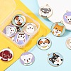 16Pcs 8 Style Eco-Friendly Alloy Enamel Pendants ENAM-FS0001-15-5