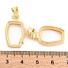 Rack Plating Brass Locket Pendants KK-F874-01G-10-3