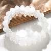 Bicone Natural Quartz Crystal Beads Stretch Bracelets for Women Men BJEW-C097-05J-1