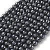 Terahertz Stone Beads Strands G-G048-A01-02-1