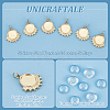 8Pcs 304 Stainless Steel Pendant Cabochon Settings DIY-UN0055-93-5