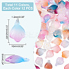 96pcs 8 colors Handmade Lampwork Pendants LAMP-PH0001-23-5
