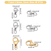 PVD Vacuum Plating 304 Stainless Steel Lobster Claw Clasps STAS-UN0025-29-6