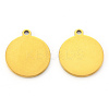 PVD Vacuum Plating 304 Stainless Steel Pendants LS-STAS-N092-23B-G-2