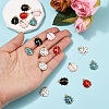 20Pcs 5 Colors Alloy Enamel Pendants ENAM-YW0005-67-3