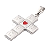 304 Stainless Steel Enamel Pendants LS-STAS-P372-03P-2
