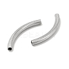 Non-Tarnish Textured 304 Stainless Steel Tube Beads LS-STAS-P319-42P-3
