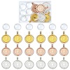 DIY Blank Dome Alloy Crystal Rhinestone Pendant Making Kits DIY-YW0009-87-1