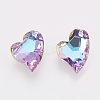 K9 Glass Rhinestone Pendants GLAA-F083-01A-02-1