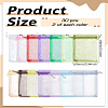 30Pcs 15 Colors Organza Bags Jewellery Storage Pouches Wedding Favour Party Mesh Drawstring Gift OP-LP0001-02-2