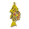 Stainless Steel Enamel Pendants STAS-I065-01G-03-1